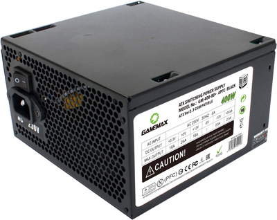 Блок питания GameMax GM-400W-80+APFC 400W Black