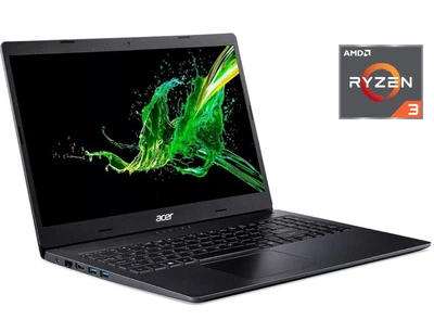 Ноутбук Acer Aspire 3 A315-23-R08W / 15.6" IPS / AMD Ryzen 3 3250U (2(4) ядра по 2.6-3.5 GHz) / 8GB DDR4 / 256GB SSD / Radeon Vega 3 Graphics / WebCam / Win 10 б/у