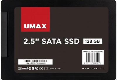 Dysk SSD Umax 128GB 2.5" SATA III 3D NAND (TLC) (UMM250007)