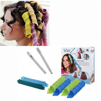 Бигуди трубчатые для волос Hair Wavz, 16 шт (8шт 36 см, 8шт 51 см)
