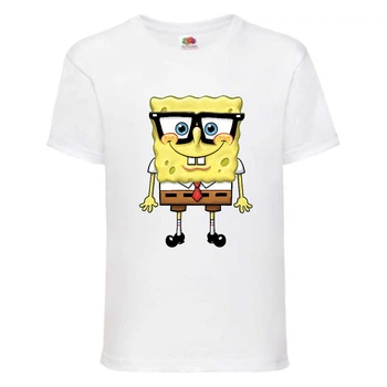 Футболка Спанч Боб 30 (Sponge Bob) біла 152 см