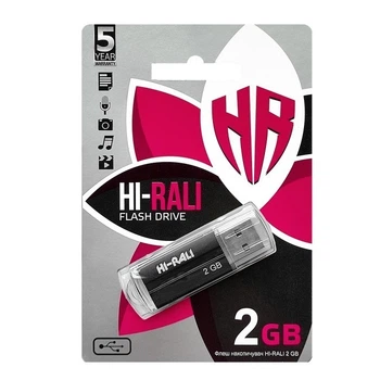 Флеш - накопичувач USB 2GB Hi-Rali Corsair серія чорний