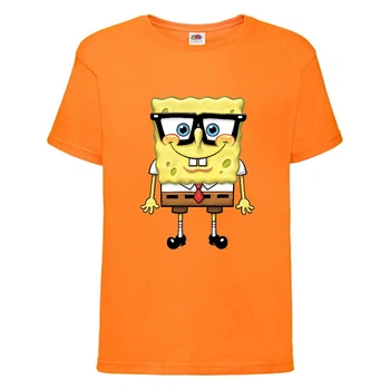 Футболка Спанч Боб 30 (Sponge Bob) помаранчева 116 см