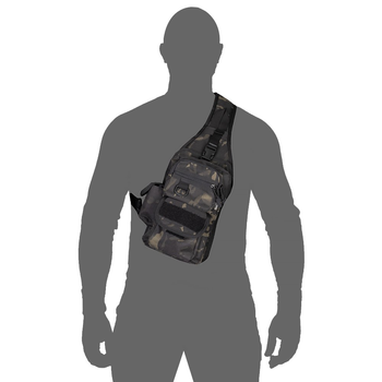 Сумка тактична Camotec через плече Gunner Sling 2.0 Multicam Black