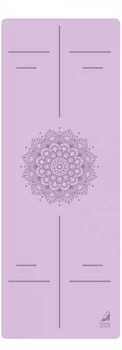 Коврик для йоги Marjari Yoga Master PRO 183x68x0.4 cм Light Purple Mandala