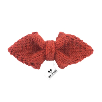 Метелик Bow Tie House в'язаний терракотовий - кутом 09875