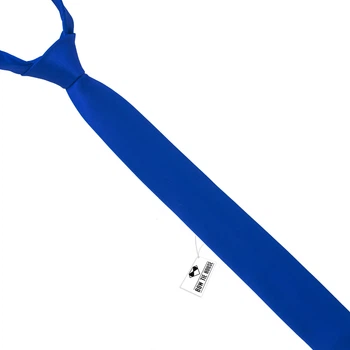 Галстук Bow Tie House узкий синий матовый 04295