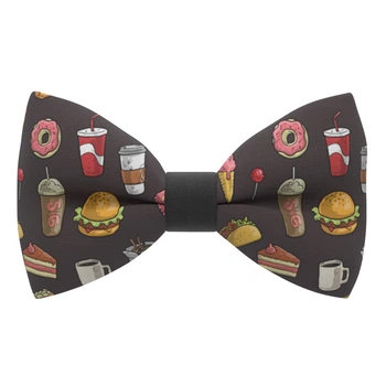 Метелик Bow Tie House дитячий Фаст-фуд (бургер, сендвіч, донатс, кола, кава, хот-дог) 09027S
