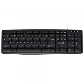 Клавиатура игровая Havit HV-КВ2006 проводная USB черная