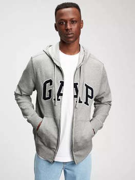 Толстовка GAP XLS FT ARCH FZ HD XL Сірий 490384-03
