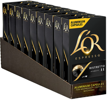 Кофе в капсулах Nespresso L`OR Ristretto 100 шт