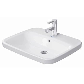 Умывальник врезной DURAVIT DuraStyle на столешницу 615x495x170мм прямоугольный белый 0374620000