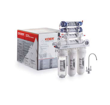 Фильтр обратного осмоса KOER ARCTIC KV.07A семиступенчатая с минерализатором KR3149