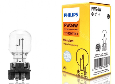 Автолампа PW24W Standard 12V 24W WP3,3x14,5/3 - 1шт, (12182HTRC1)