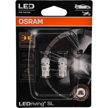 Лампа светодиодная Osram W5W LEDriving Cool White 2шт [2850CW-02B] купить в  Минске