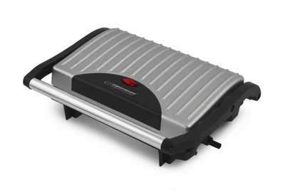 Контактний електричний гриль - барбекю 750 W Esperanza Pizzaiola срібний/сірий EKG005