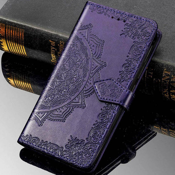 Шкіряний чохол (книжка) Art Case з візитницею для Xiaomi Redmi 9 Фіолетовий Без бренду
