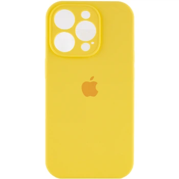 Чохол Silicone Case Full Camera Protective (AA) Apple iPhone 16 Pro Max (6.9") Жовтий / Yellow