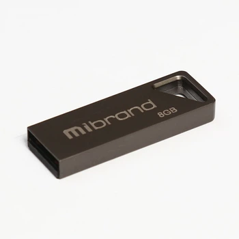 USB флеш-накопитель флешка Flash Mibrand USB 2.0 Stingray 8Gb Grey