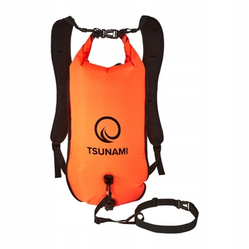 Буй для плавания TSUNAMI Pro надувной 3 в 1 Orange (P-5907739314048)