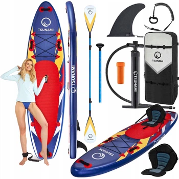 Надувная доска SUP TSUNAMI 320 см с веслом Bolt T07