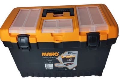 Ящик для инструментов Mano Jumbo с органайзером классический профи 19" 486x267x320 мм (JPT-19)