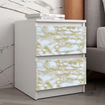 Самоклеюча плівка Sticker Wall Жовтий мармур 0,45х10м