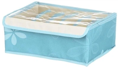 Коробка-органайзер Stenson для білизни, 30 х 23 х 11 см, блакитна (R17465 light blue)