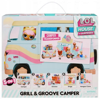 Zestaw do zabawy L.O.L. SURPRISE Grill & Groove Camper 580645EUC (35051580645)