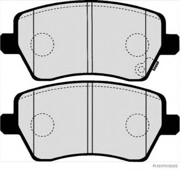 Колодки гальмівні Nissan MICRA K13 10- NOTE 13- Suzuki SWIFT 05- вир-во Jakoparts Herth+Buss Jakoparts (J3608025)