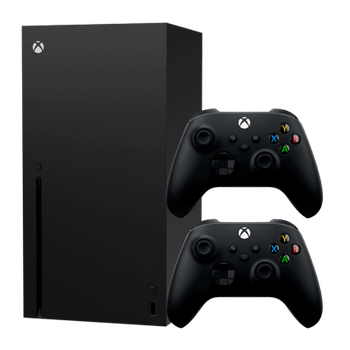Набор Консоль Microsoft Xbox Series X 1TB Black Б/У + Геймпад Беспроводной 2шт