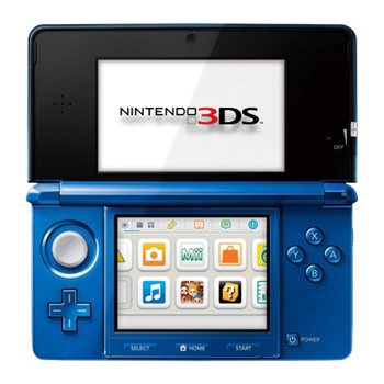 Консоль Nintendo 3DS Модифікована 32GB Cobalt Blue + 10 Вбудованих Ігор Б/У
