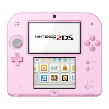 Консоль Nintendo 2DS Модифікована 32GB Pink + 10 Вбудованих Ігор Б/У