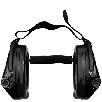 Тактические активные наушники Sordin Supreme Pro X с задним держателем, 1 режим, цвет – Чёрный