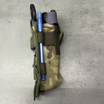 Підсумок під турнікет, Мультикам, з системою Моллі, Cordura 1000D, тактичний чохол під турнікет на Моллі, підсумок на моллі