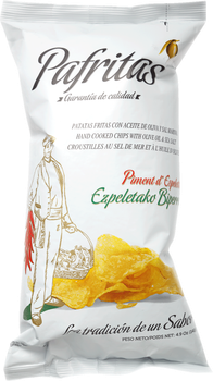 Картопляні чипси Pafritas з перцем Еспелет 140 г (0.14 кг) (8436004743223)