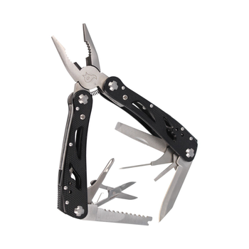 Мультитул Satin, BlackFox, Stainless-Black, 9 функций