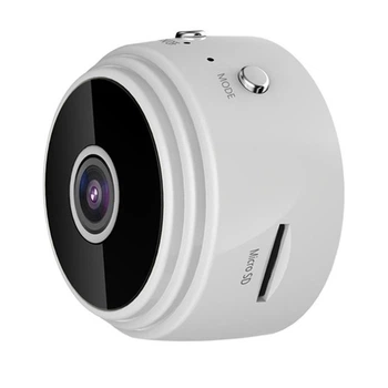 Мини камера видеонаблюдения WiFi SV A9 -Mini с записью для безопасности дома 1080p, ночная съёмка, слот microSD Белый (sv2333-2)