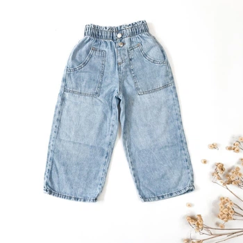 Джинсы ZARA 104 cм голубой артикул Л398