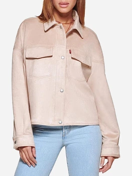 Джинсовая куртка женская Levi's 174080090 2XL Бежевая (1159785141)