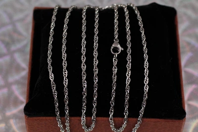 Цепь Xuping Jewelry корда 45 см 2 мм серебристая