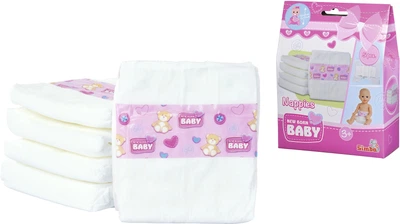 Pieluszki dla lalki Simba New Baby Born 5 szt (4006592083755)