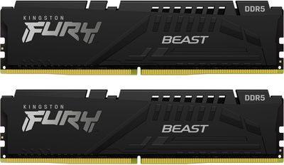 RAM Kingston Fury DDR5-5600 32768MB PC5-44800 (Kit of 2 x16384) Beast Black (KF556C40BBK2-32)