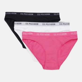Трусики-слипы U.S. Polo Assn 66119 L 3 шт Navy/Fuchsia/White (8680557298024)