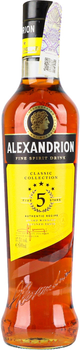 Крепкий алкогольный напиток Alexandrion 5* 0.5 л 37.5% (5942122012842_5942122000245_5942122004083)