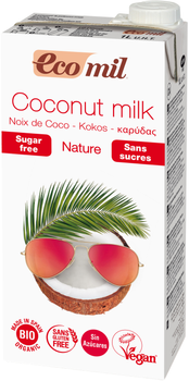 Напій рослинний кокосовий Ecomil без цукру 1 л (8428532121437)
