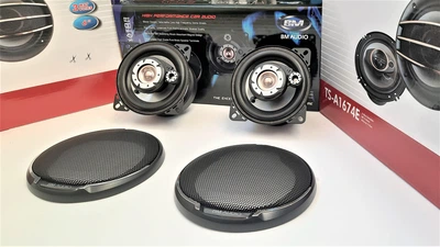 Автоакустика Бошман XR-4836 автомобільні 3-смугові динаміки 270W 10 см 4" колонки десятки в торпеду панель