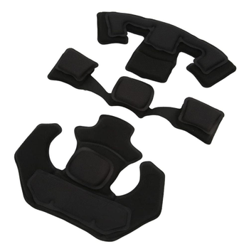 Противоударные подушки для шлема каски FAST Mich helmet-pad-black