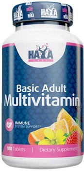 Витаминно-минеральный комплекс Haya Labs Basic Adult Multivitamin 100 таблеток (854822007309)