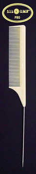 Гребінець силіконовий EuroStil з металевим хвостиком PRO-50 01525 (8423029017620)